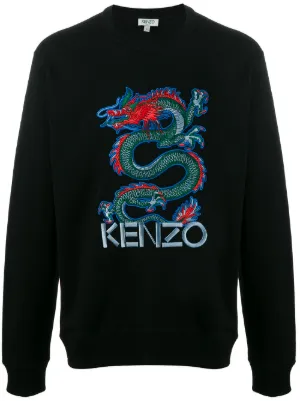 Kenzo Tröja Med Broderad Drake Farfetch Kenzo Tröja Med Broderad Drake Farfetch