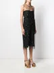 Nº21 tulle overlay crystal-embellished dress