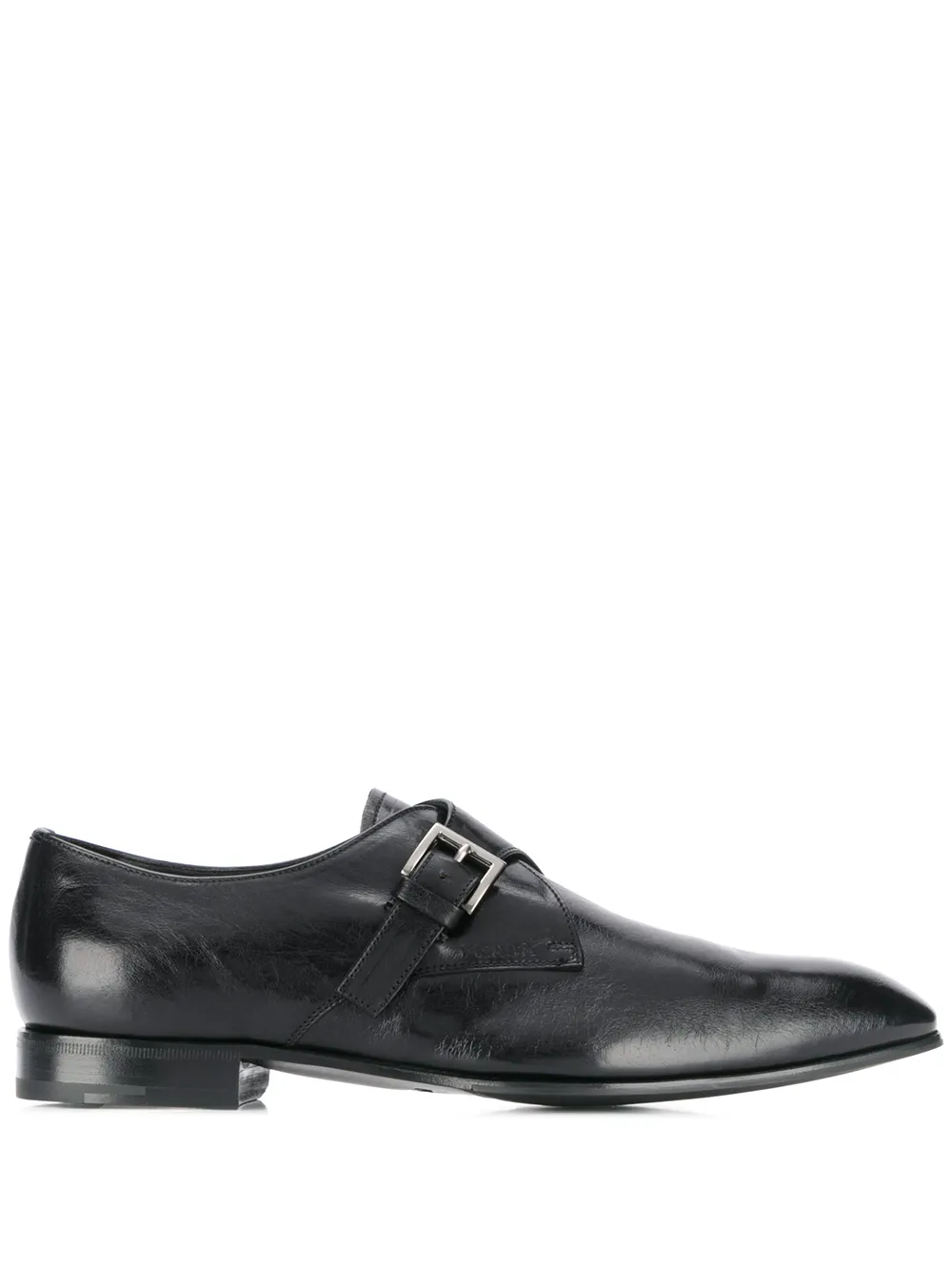 chaussures à boucle à effet usé