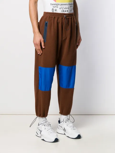 nike poly colour block track pants