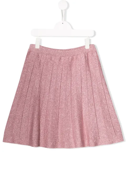 Alberta Ferretti Kids تنورة بكسرات