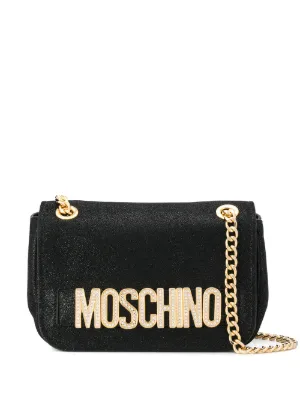 Textured Crystal Embellished Shoulder Bag