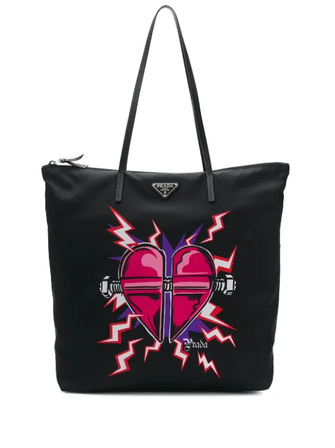 prada shell tote