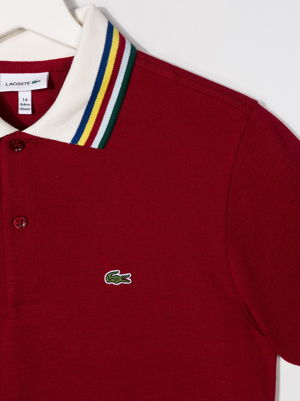 фото Lacoste Kids рубашка-поло с логотипом