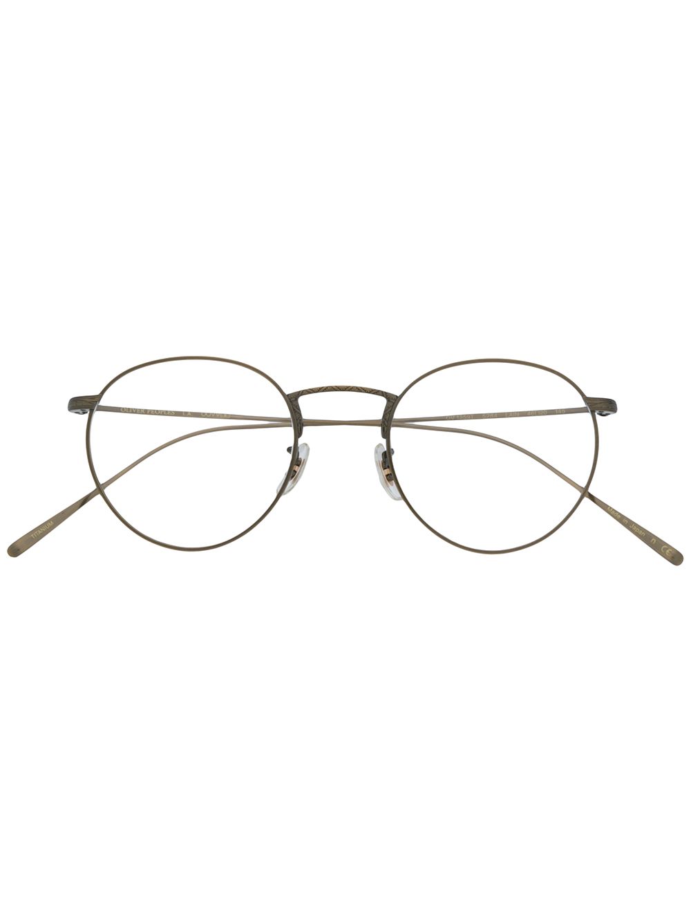 фото Oliver peoples очки lain в круглой оправе