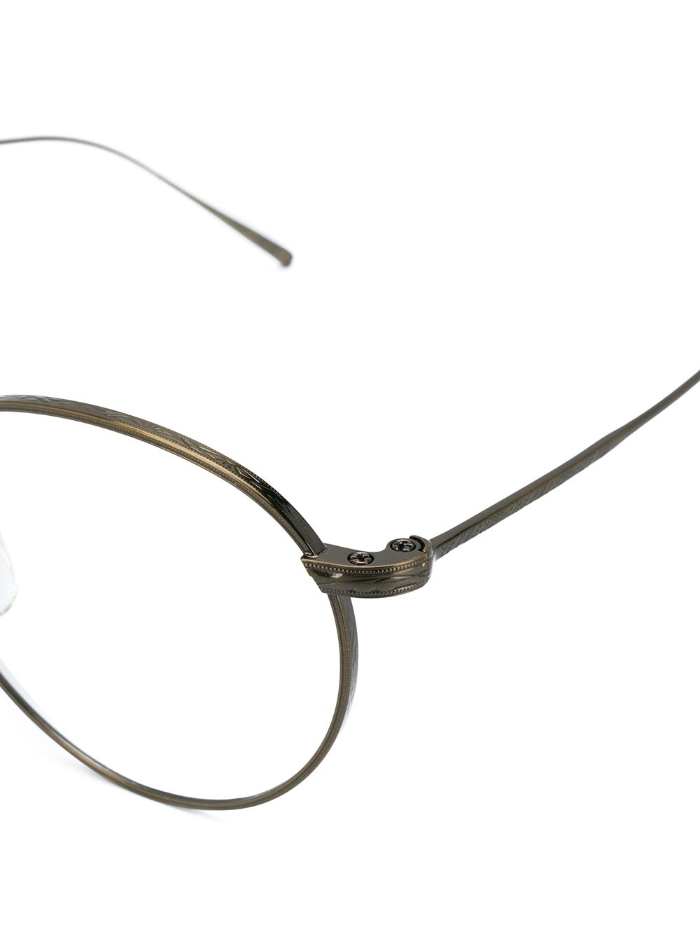 фото Oliver peoples очки lain в круглой оправе