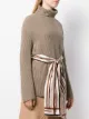 Fendi belted roll-neck cashmere jumper