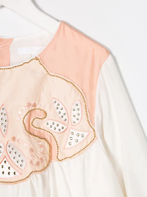 CHLOÉ SILK TUNIC TOP