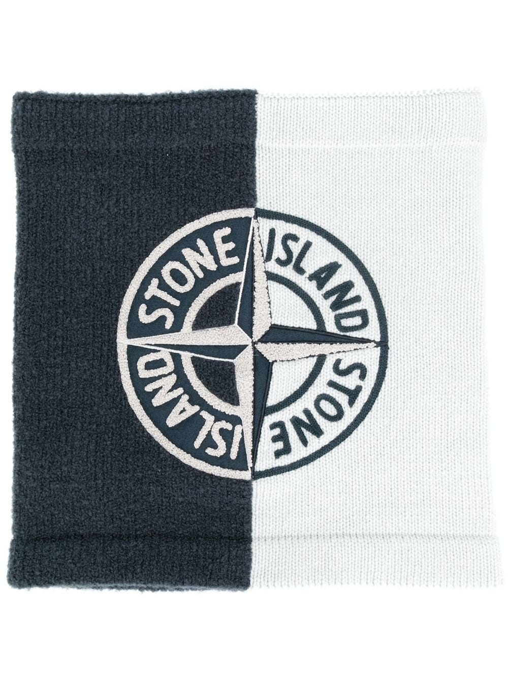 фото Stone Island трикотажный шарф с логотипом