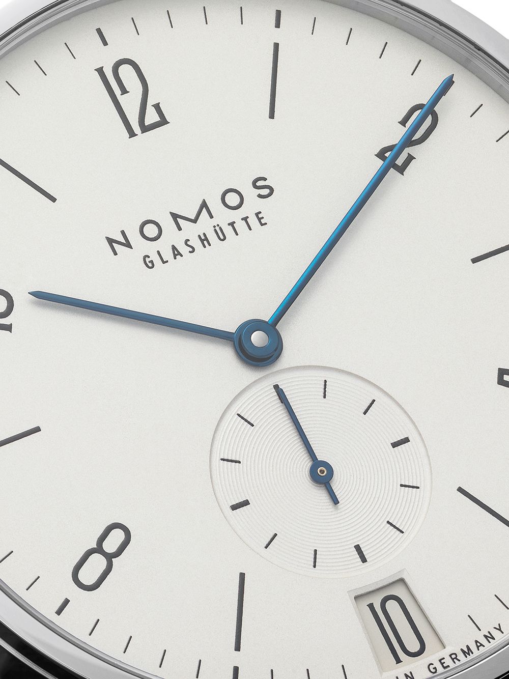 фото Nomos glashütte наручные часы tangente date 38mm