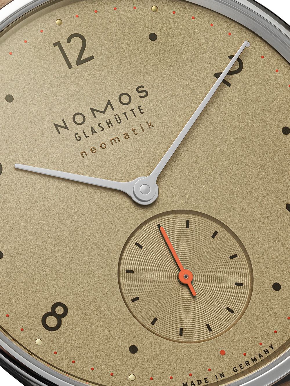 фото Nomos glashütte наручные часы minimatik champagne 35.5 мм