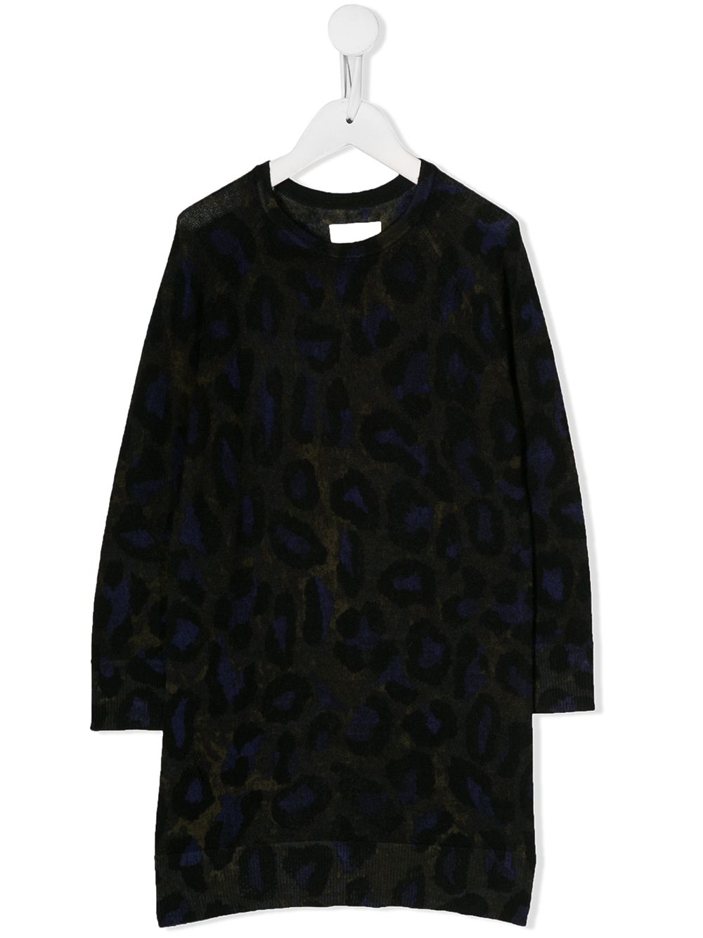 фото Zadig & Voltaire Kids leopard print knitted dress