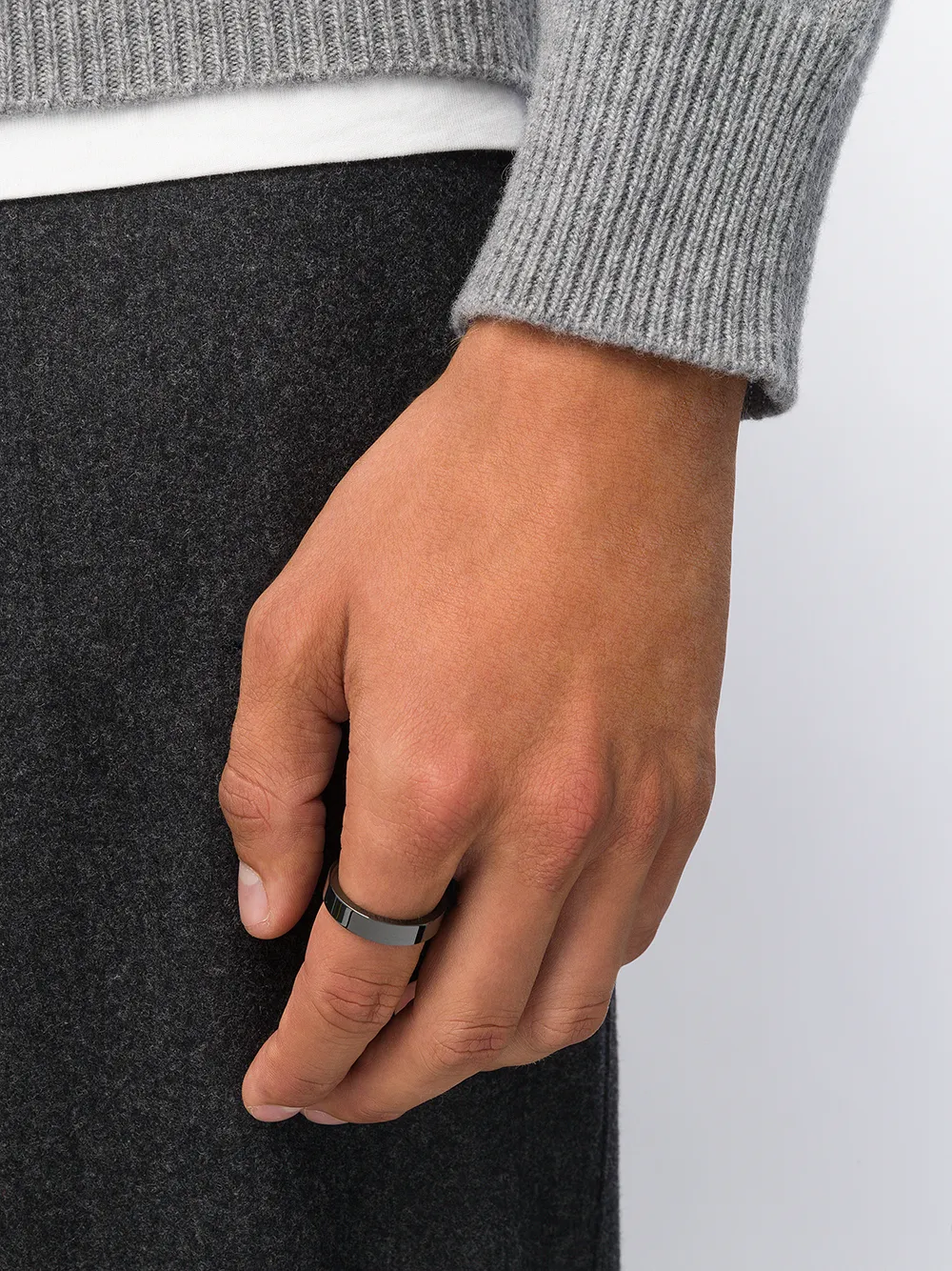 Le Gramme Keramische ring - BLACK