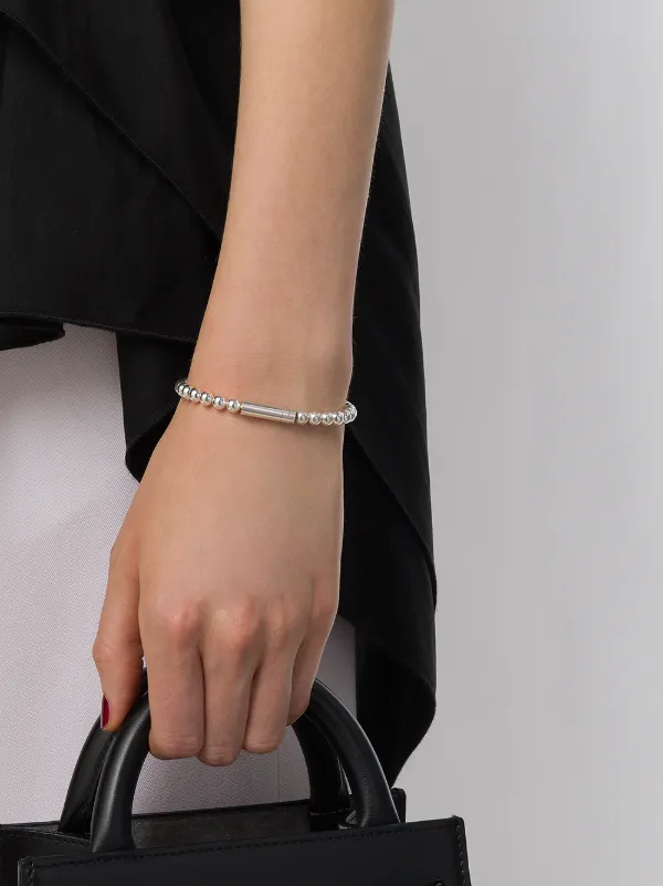 Le Gramme Le 25 Beaded Bracelet | Silver | FARFETCH