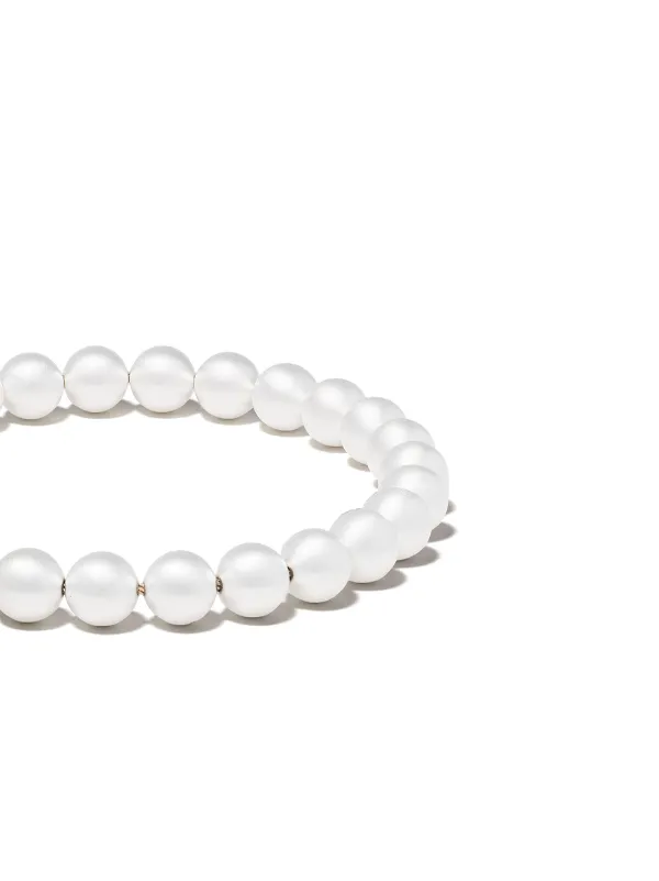 Le Gramme Le 47 Beaded Bracelet | Silver | FARFETCH AU
