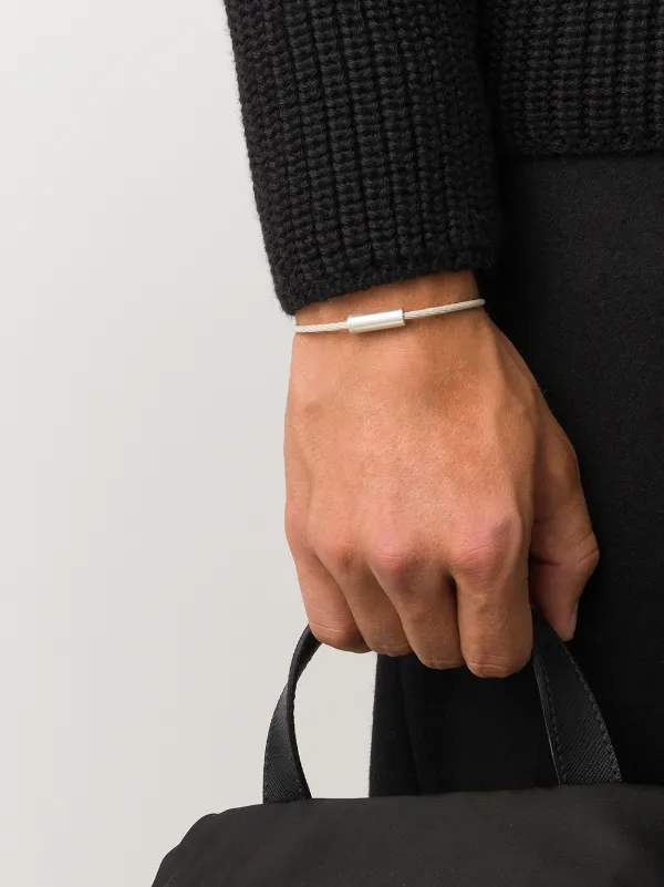 Le Gramme Le 9 Grammes ケーブルブレスレット | シルバートーン