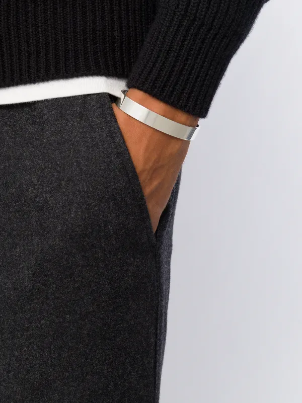 Le Gramme リボン ブレスレット | シルバートーン | FARFETCH JP