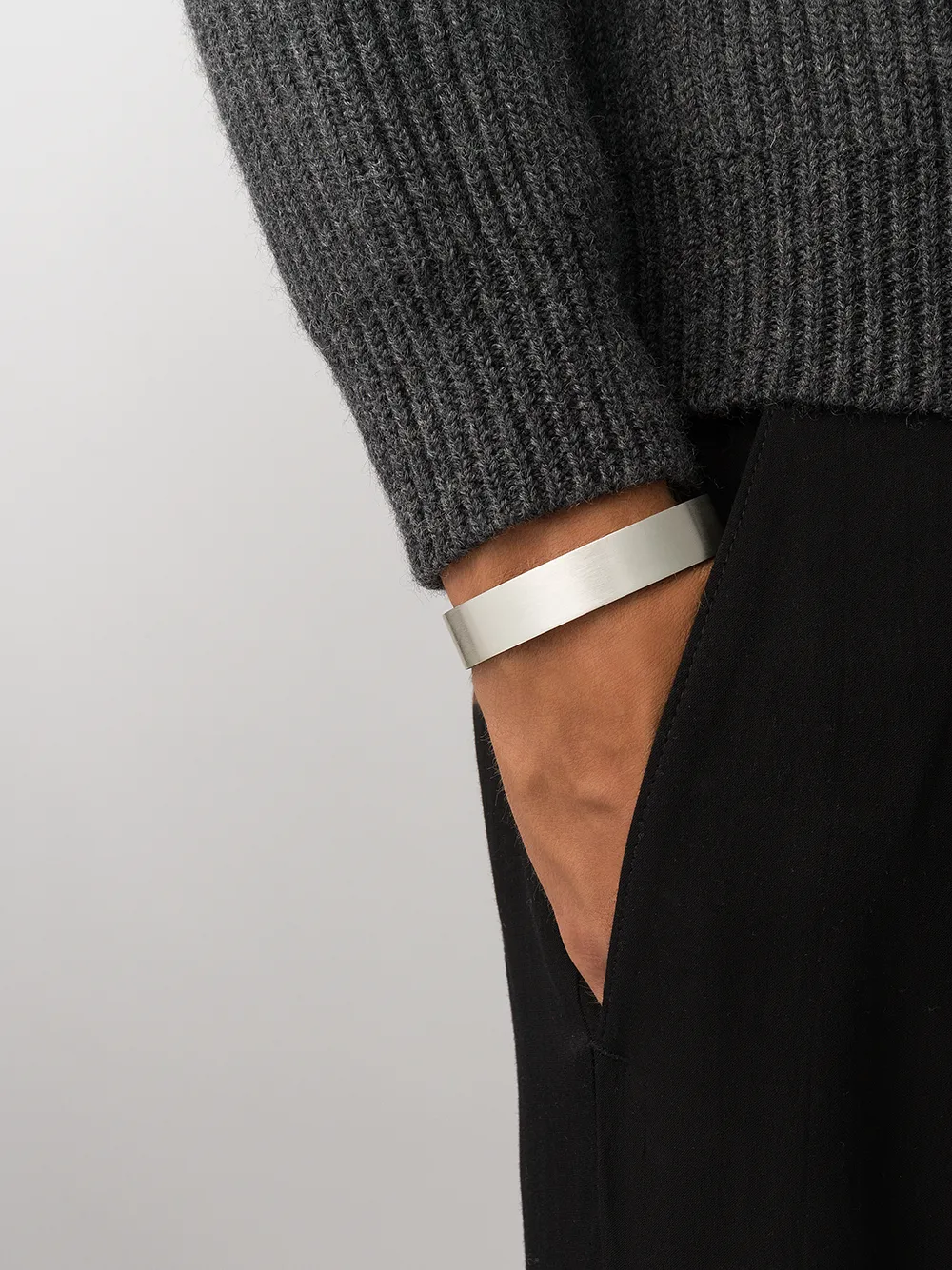 Le Gramme Bedelarmband - SILVER