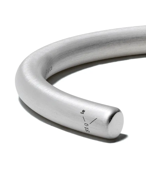 Le Gramme Brushed Bangle Bracelet | Silver | FARFETCH