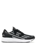 Ea7 Emporio Armani side logo-print low-top sneakers - Black