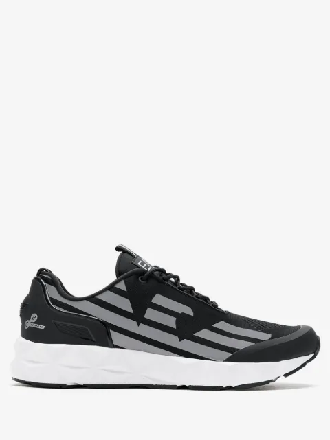 Ea7 Emporio Armani tenis bajos con logo estampado lateral