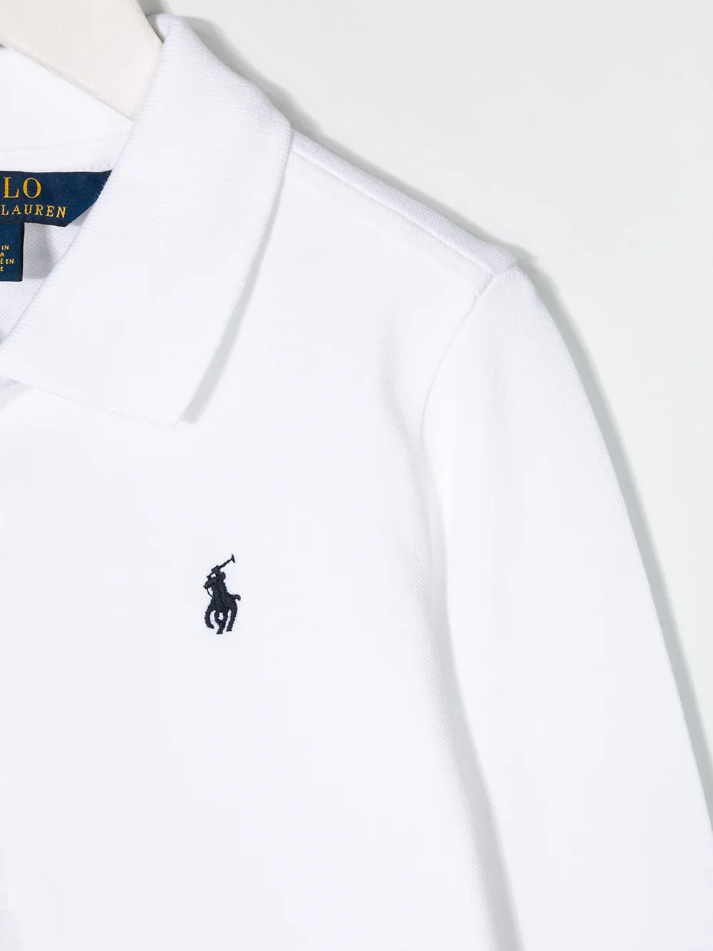 POLO RALPH LAUREN KIDS Poloshirt met lange mouwen Wit