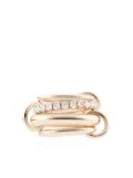 Spinelli Kilcollin 18kt rose gold Four Link Luna Rose diamond ring - Silver