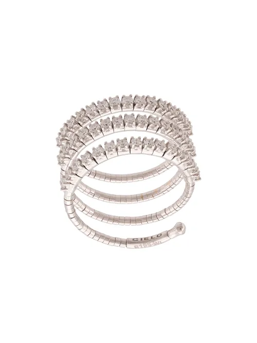 Bague Rugiada en or blanc 18ct - Mattia Cielo - Modalova