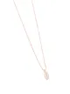 Anita Ko 18kt rose gold small palm leaf pendant necklace