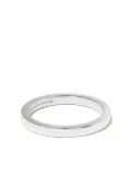 Le Gramme Le 3 Grammes ribbon ring - Silver