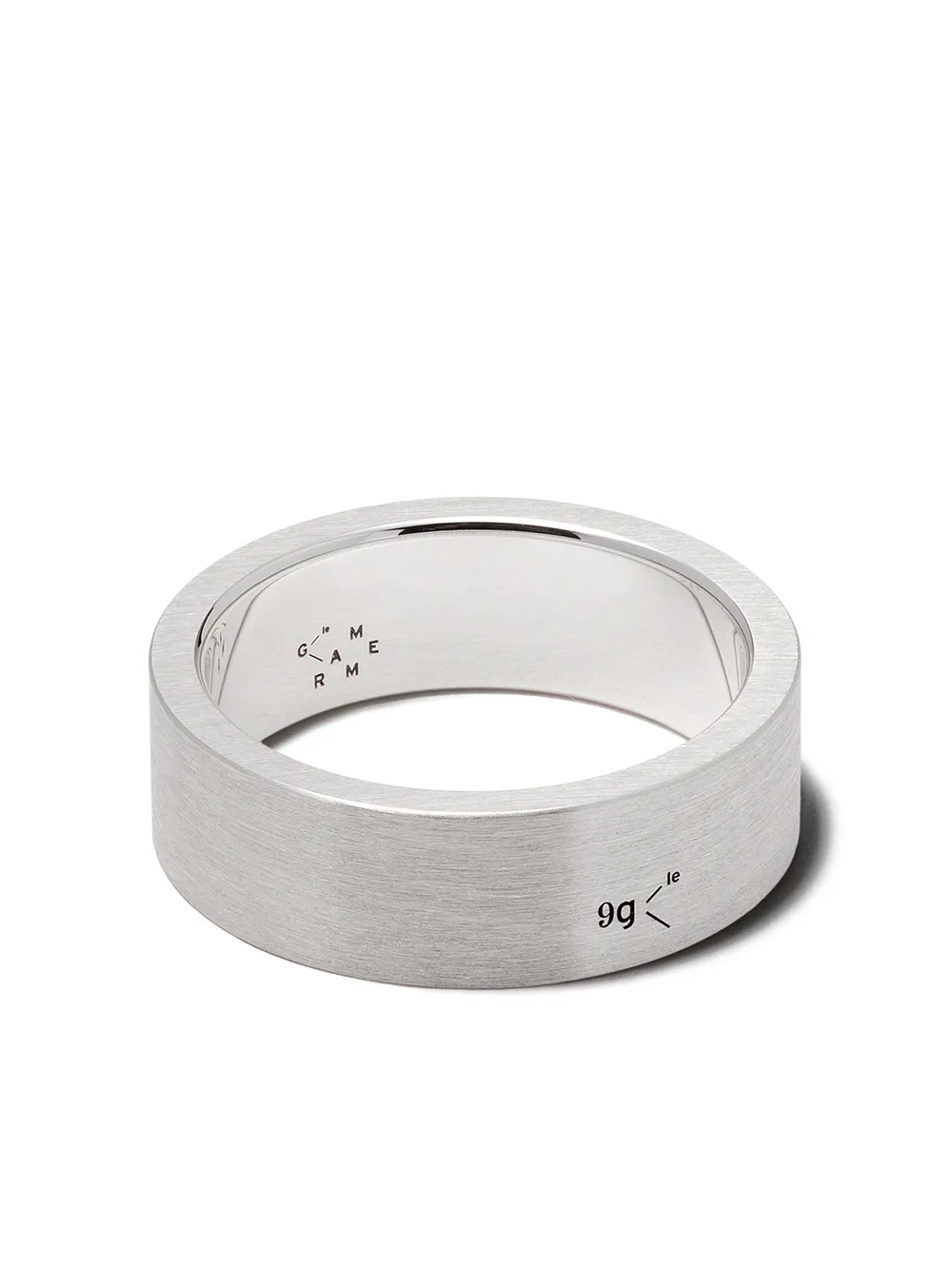 

Le Gramme anillo Le 9 Grammes con cinta - Plateado