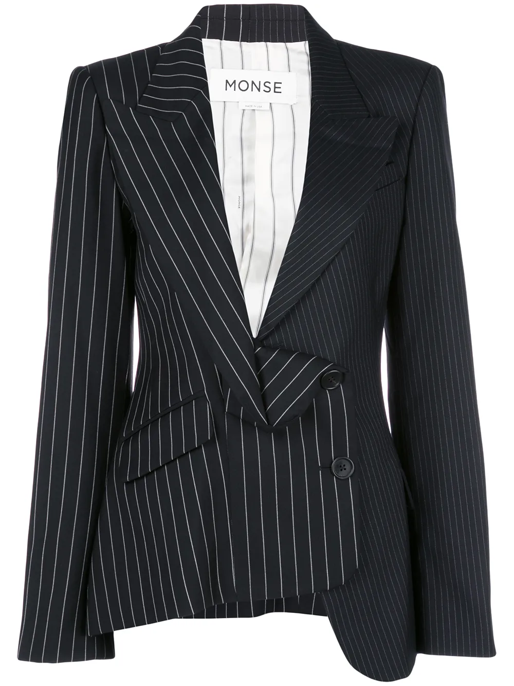 Monse Deconstructed Blazer In Black ModeSens