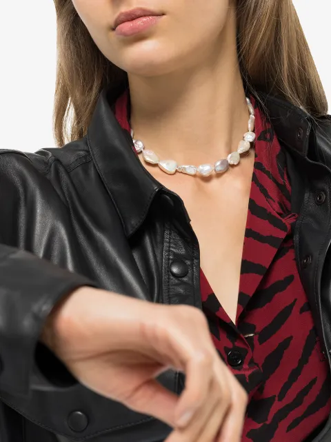 HOLLY RYAN PEARL-BEADED CHOKER NECKLACE