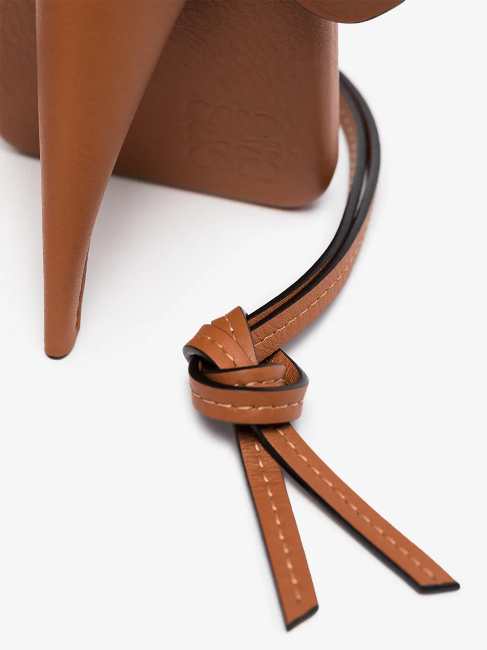 LOEWE BROWN LEATHER ELEPHANT IPHONE X/XS CASE,10330AB0514431768