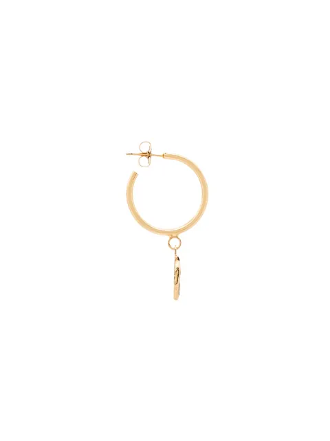 HOLLY RYAN PICASSO COIN DROP HOOP EARRINGS
