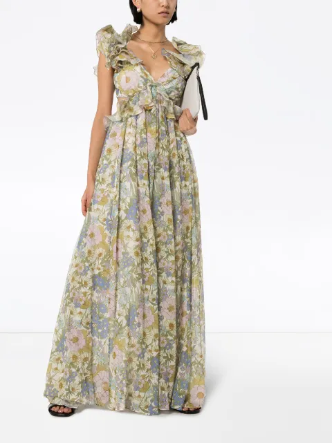 zimmermann ruffle gown