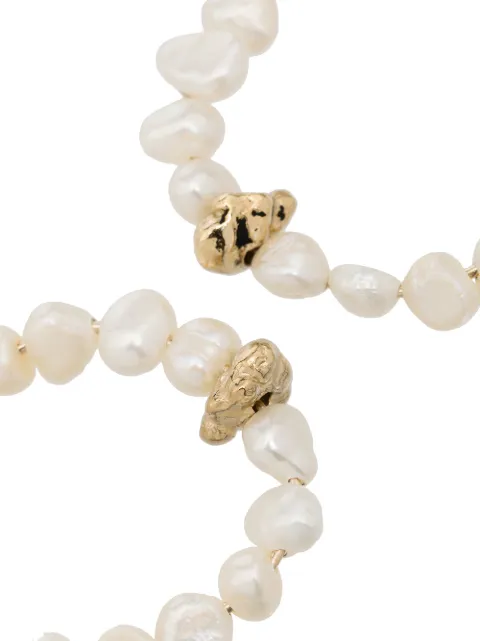 HOLLY RYAN PEARL BEADED HOOP EARRINGS