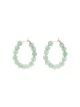 Image 1 of Holly Ryan quartz beaded hoop earrings