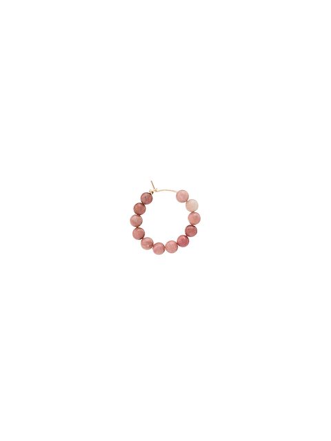 HOLLY RYAN AGATE BEADED HOOP EARRINGS