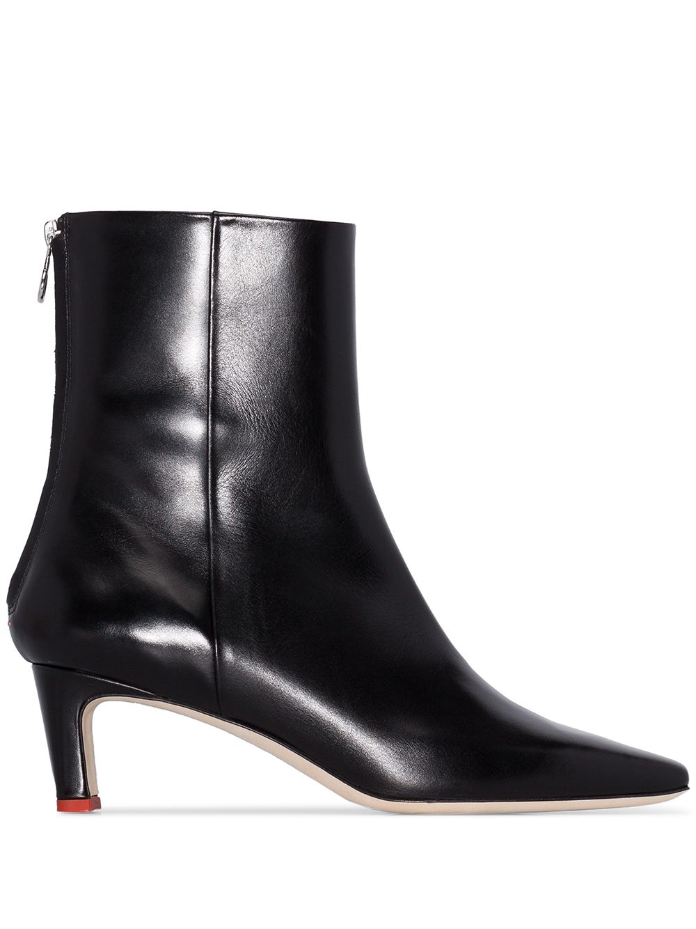 фото Aeyde black ivy leather ankle boots