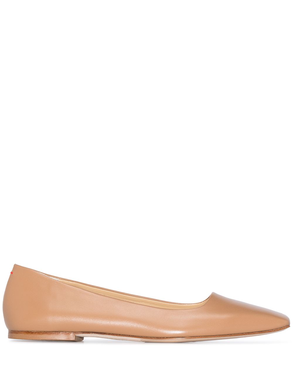 фото Aeyde gina square-toe ballerina shoes