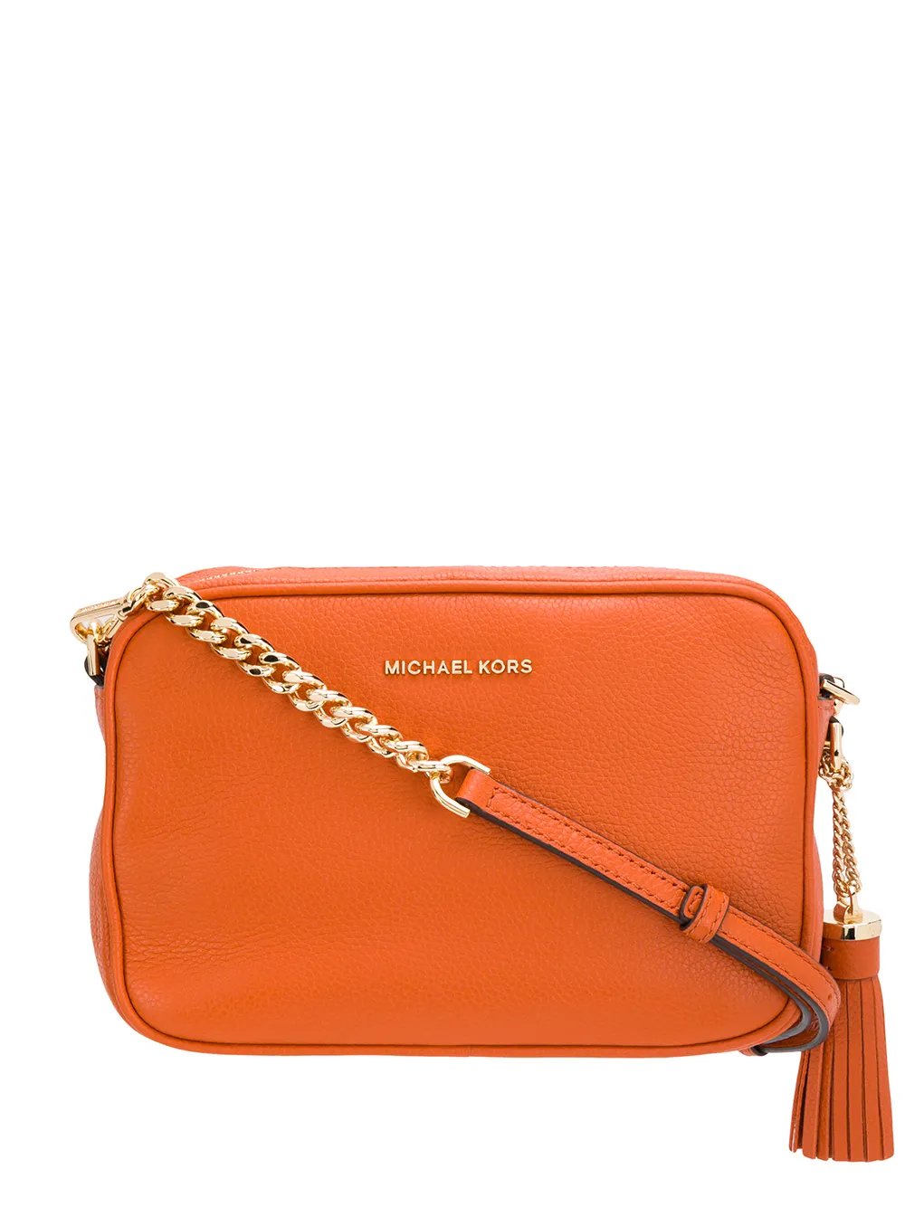Michael Kors レザー ショルダーバッグ - オレンジ Michael Kors レザー ショルダーバッグ - オレンジ
