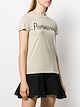Maison Kitsuné slogan embroidered T-shirt