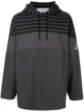 Martine Rose stripe detail hoodie - Grey