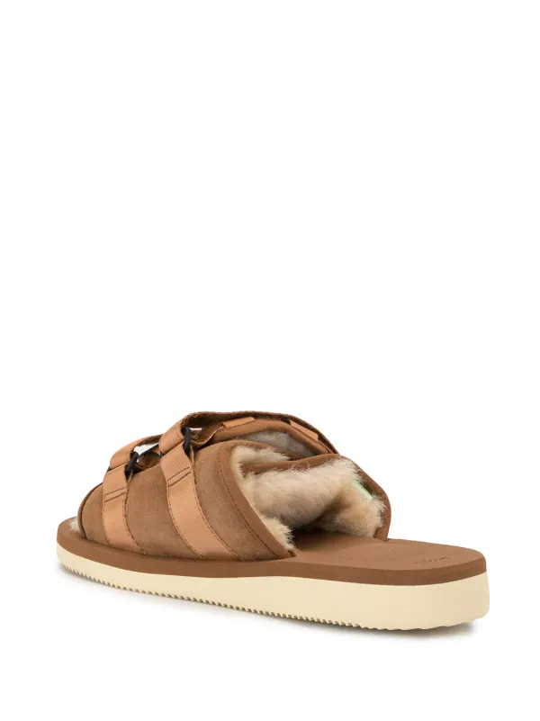 Suicoke タッチストラップ サンダル | ブラウン | FARFETCH JP