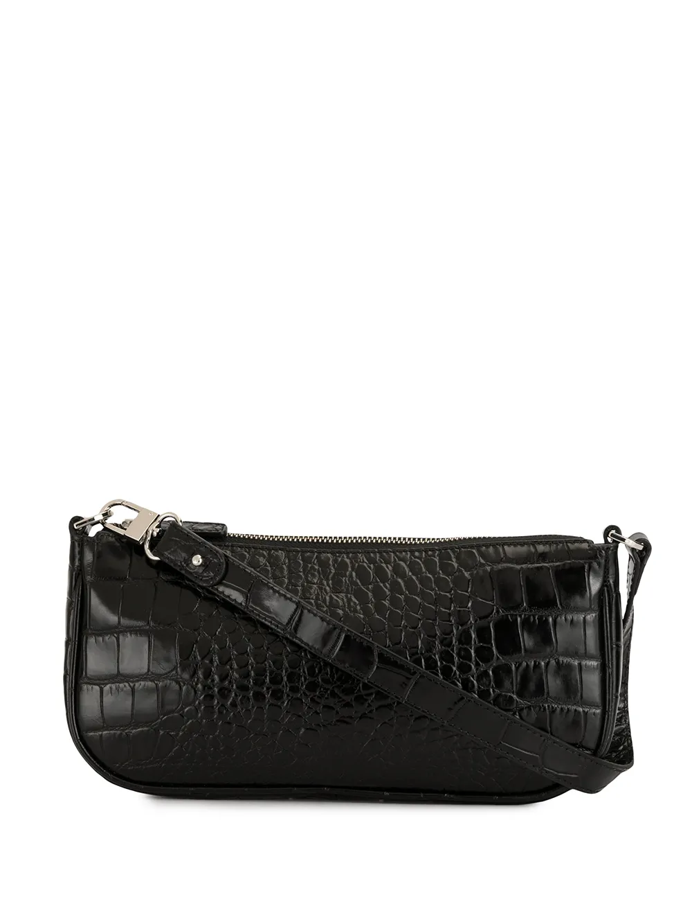 Rachel Black Croco Embossed Leather - BY FAR