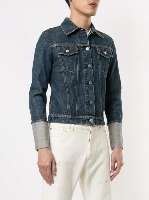 helmut lang turn up jeans