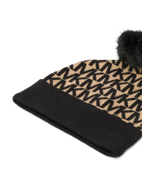 michael kors pom pom beanie