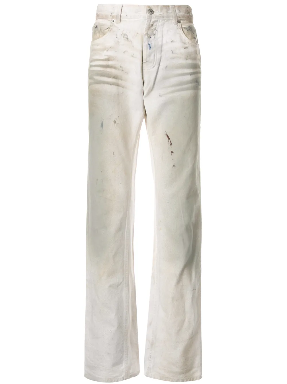 Helmut lang white jeans discount