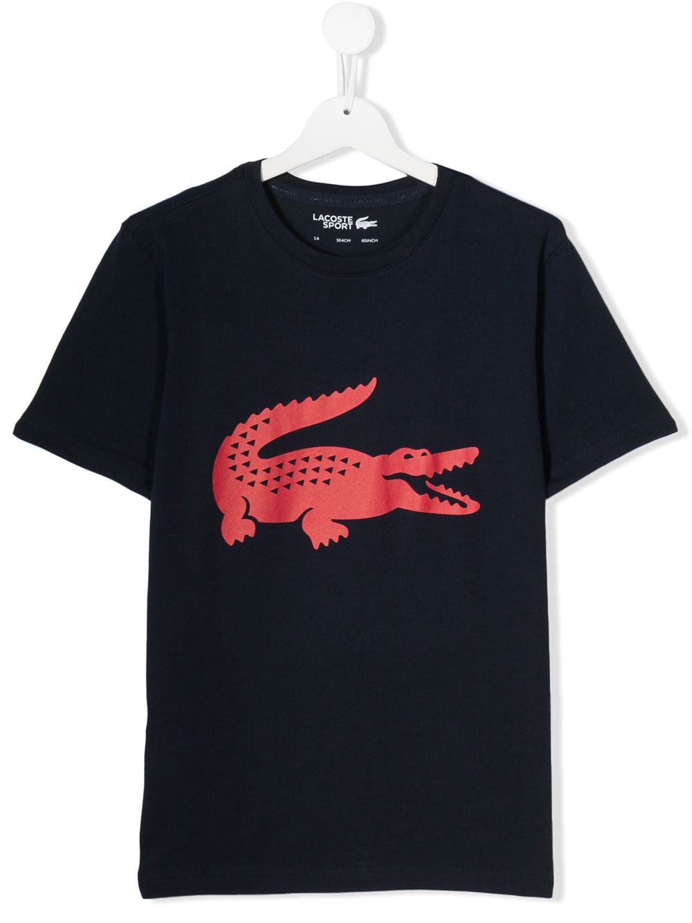 фото Lacoste Kids футболка с графичным принтом